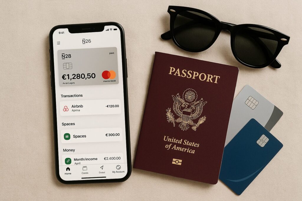 Best International Bank Accounts for U.S. Digital Nomads in 2025 (Low Fees, Global Access) 4 N26 app with modern interface for international users