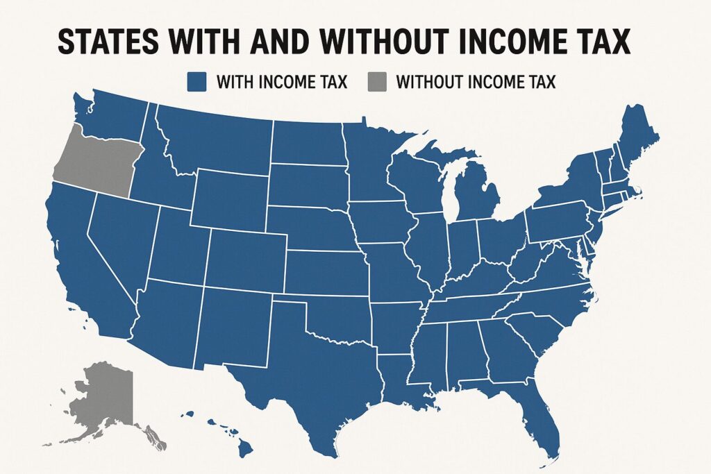 Best US Tax Software for Digital Nomads in 2025! 8 Map of US state tax and residency differences