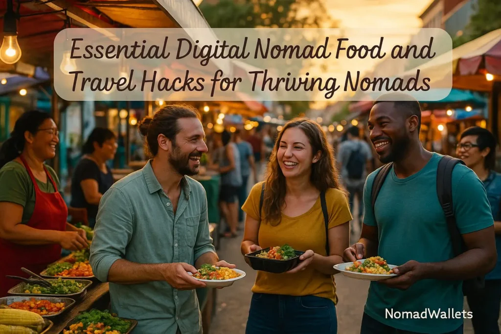 digital nomad food and travel hacks