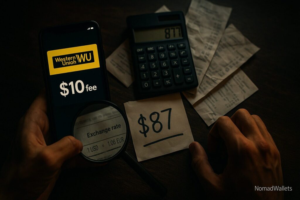 Best Money Transfer Service for Digital Nomads: Wise vs Remitly vs Western Union (2025) 13 Western Union hidden fees and exchange rate markup costing digital nomads money