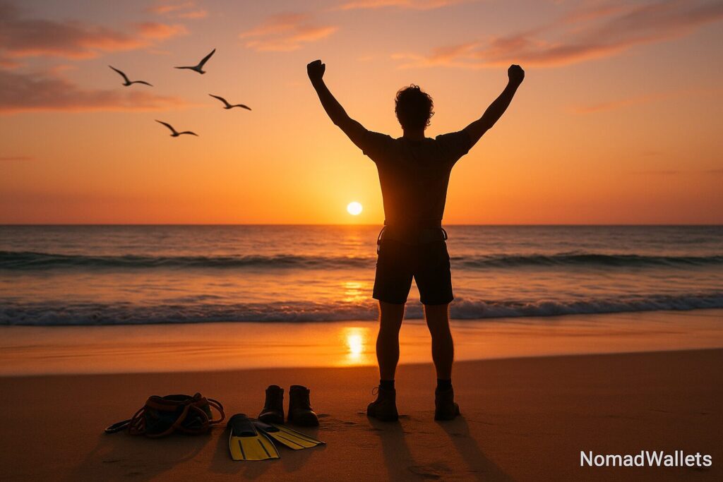 Adventure Sports Travel Insurance: Complete Coverage Guide for Active Nomads (2025) 10 Group of adventure travelers celebrating successful trip with proper insurance coverage