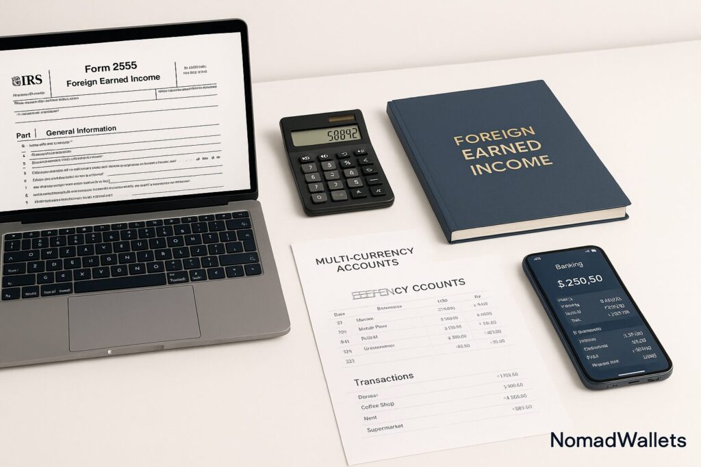 Digital Nomads 2025: The Complete Expert Guide (Everything People Ask Online) 5 Digital nomad taxes US FEIE foreign earned income exclusion financial management