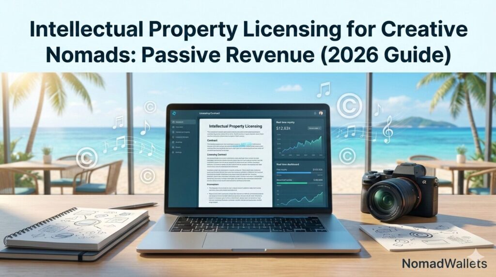 Intellectual property licensing for creative nomads passive income guide 2026