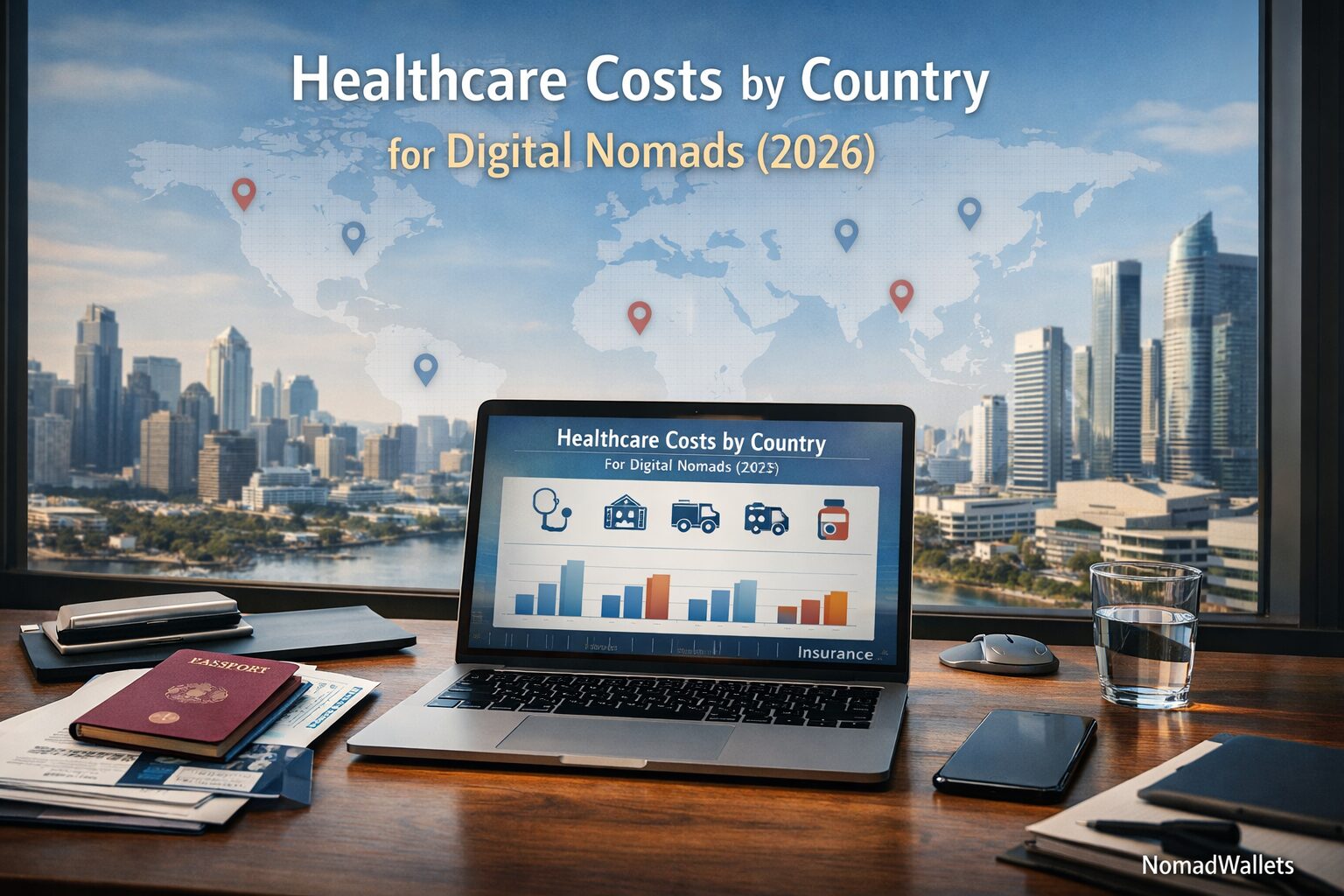 Healthcare costs by country for digital nomads in 2026 across global regions
