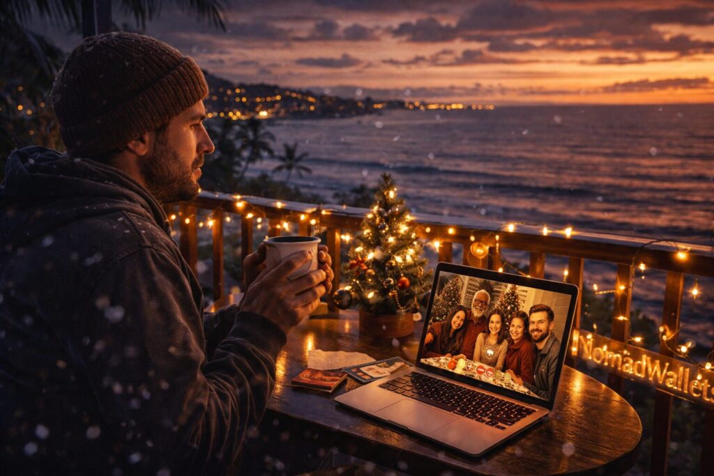Emotional reality of spending Christmas as a digital nomad abroad