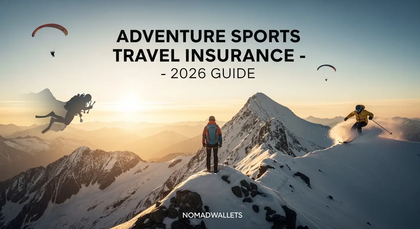 Adventure sports travel insurance 2026 guide for active travelers and expedition nomads