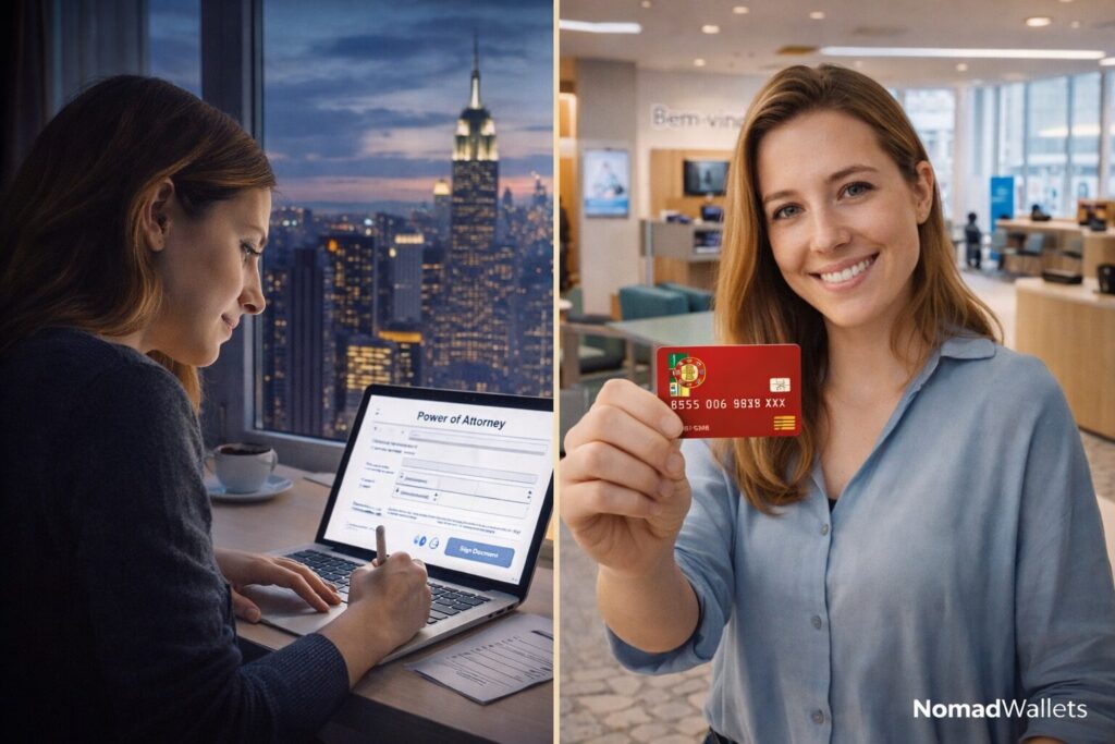 Best Portuguese Banks for Non-Residents 2026 Guide 9 American expat opening a Portuguese bank account before moving to Portugal