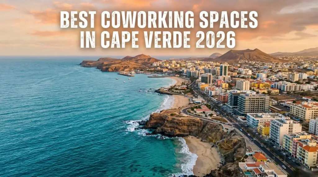 Best Coworking Spaces in Cape Verde 2026 5 best coworking spaces in Cape Verde 2026 aerial view Praia