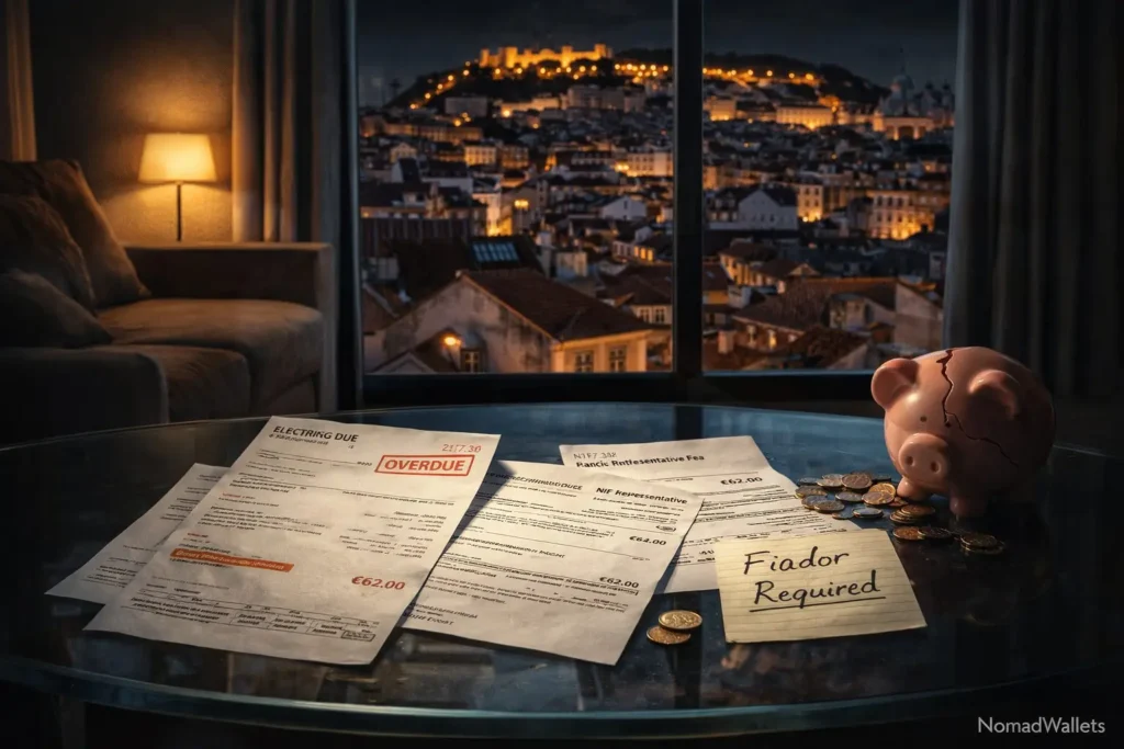 Cost of Living in Portugal 2026: A Realistic Budget for Nomads 8 Hidden costs of living in Portugal including electricity bills NIF fiscal representative fees AIMA delays and guarantor deposits for expats