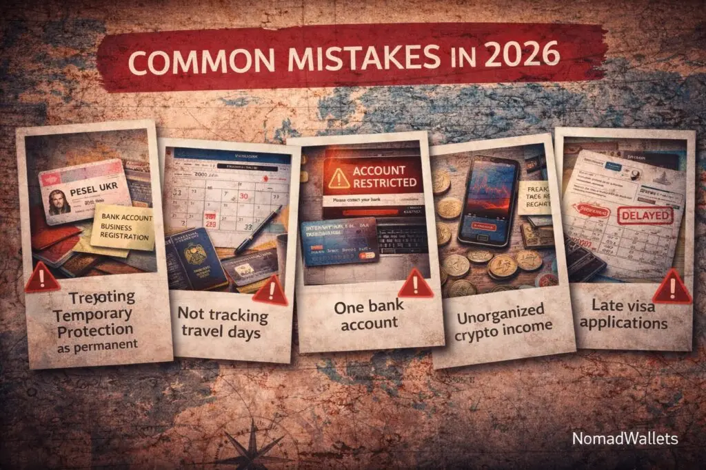 Eastern Europe Visa Changes 2026: Avoid the Protection Cliff 9 Digital nomad mistakes in Eastern Europe visa changes 2026 including banking risks tax issues and late visa applications