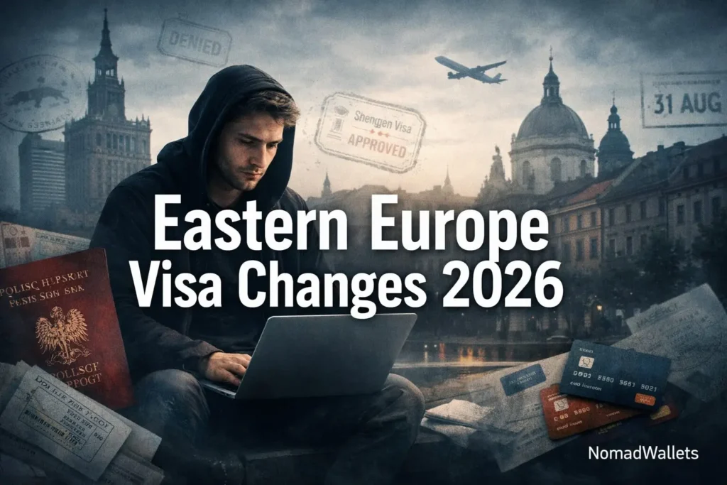 Eastern Europe Visa Changes 2026: Avoid the Protection Cliff 5 Eastern Europe visa changes 2026 affecting digital nomads, travel rules, and banking access in Europe