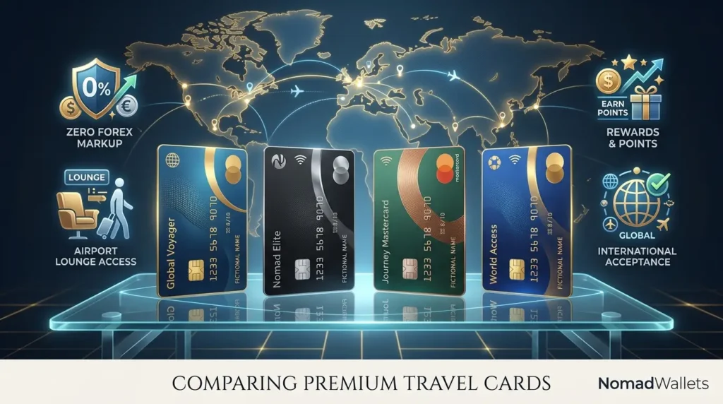 Comparison of the best travel cards for Indians in 2026