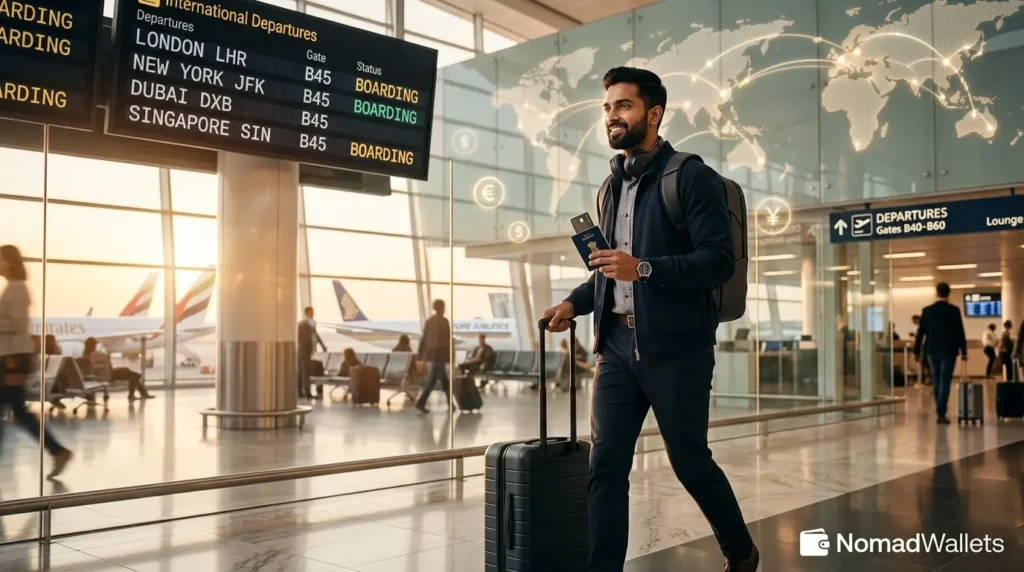 Indian digital nomad travelling smarter with the right travel cards