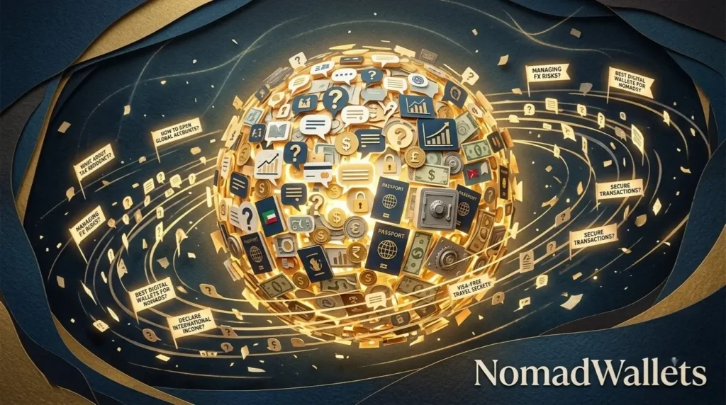 Frequently asked questions about bank accounts for digital nomads.