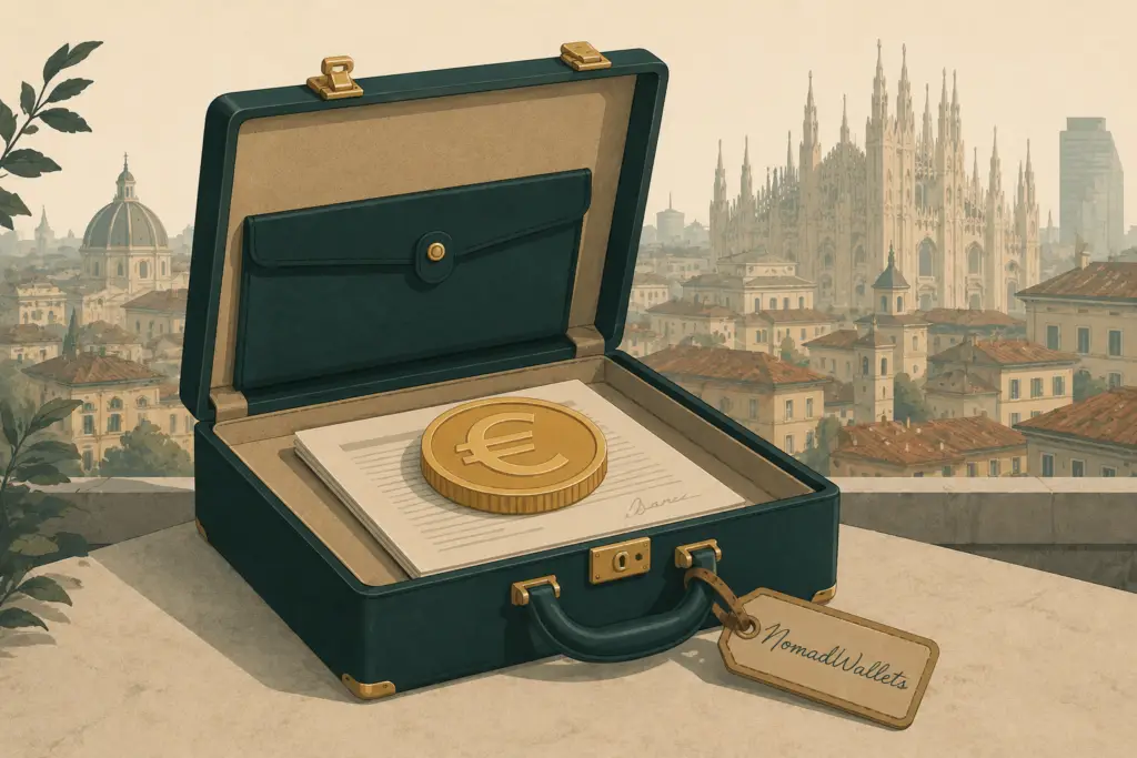 Illustration representing Italy's €300,000 flat tax for new residents