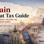 Spain Expat Tax Guide 2026: Essential Tax Tips, Benefits & Beckham Law 1 Spain Expat Tax Guide 2026 with Spain map, Madrid cityscape, tax documents, and Modelo 720