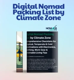 nomad packaging list by climate zone